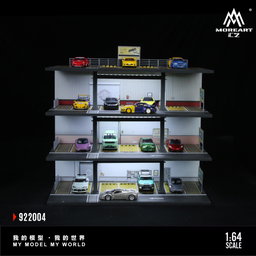 MOREART DIORAMA MODEL 1/64 GARAGE PARKING LOT (3 LAYER) - JAPANESE STYLE