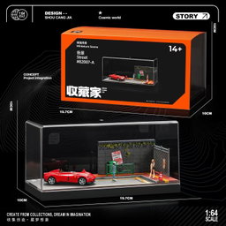 SCJ DIORAMA MODEL 1/64 STREET SIDEWALK PARKING LOT
