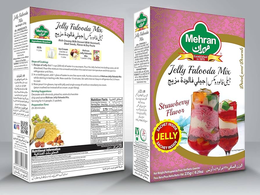 MEHRAN JELLY FALOODA MIX 48*235 GM