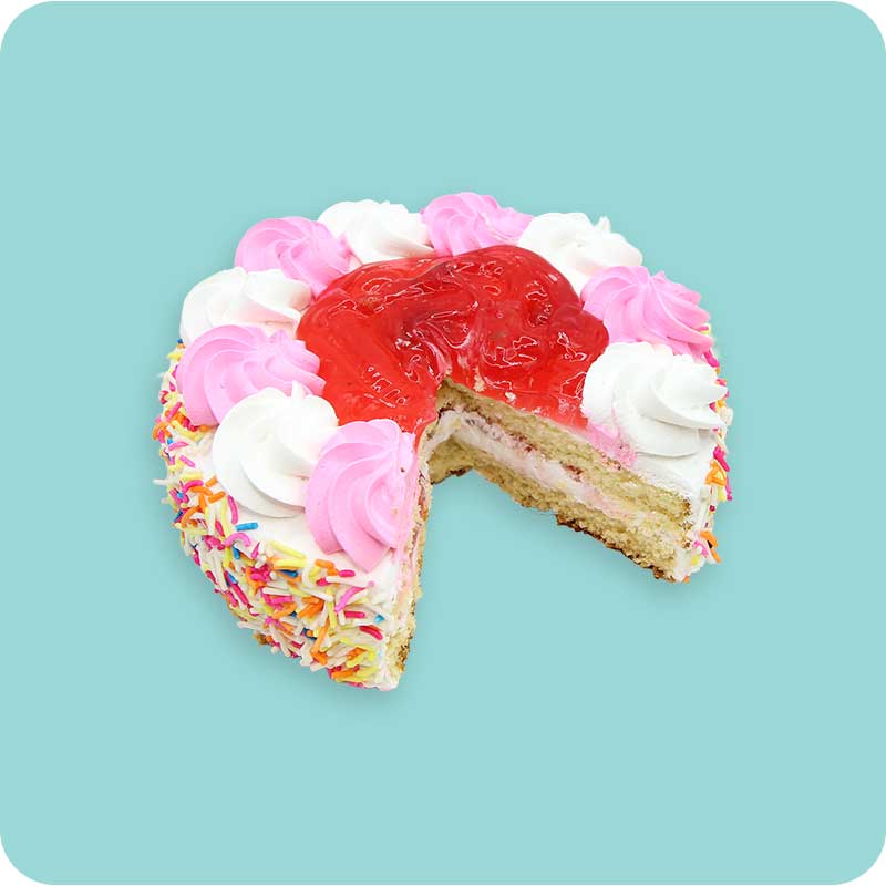 Strawberry Compact Cake