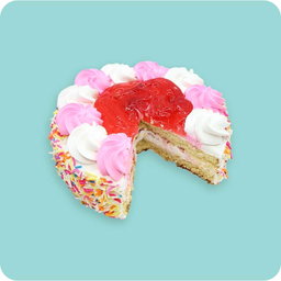 Strawberry Compact Cake
