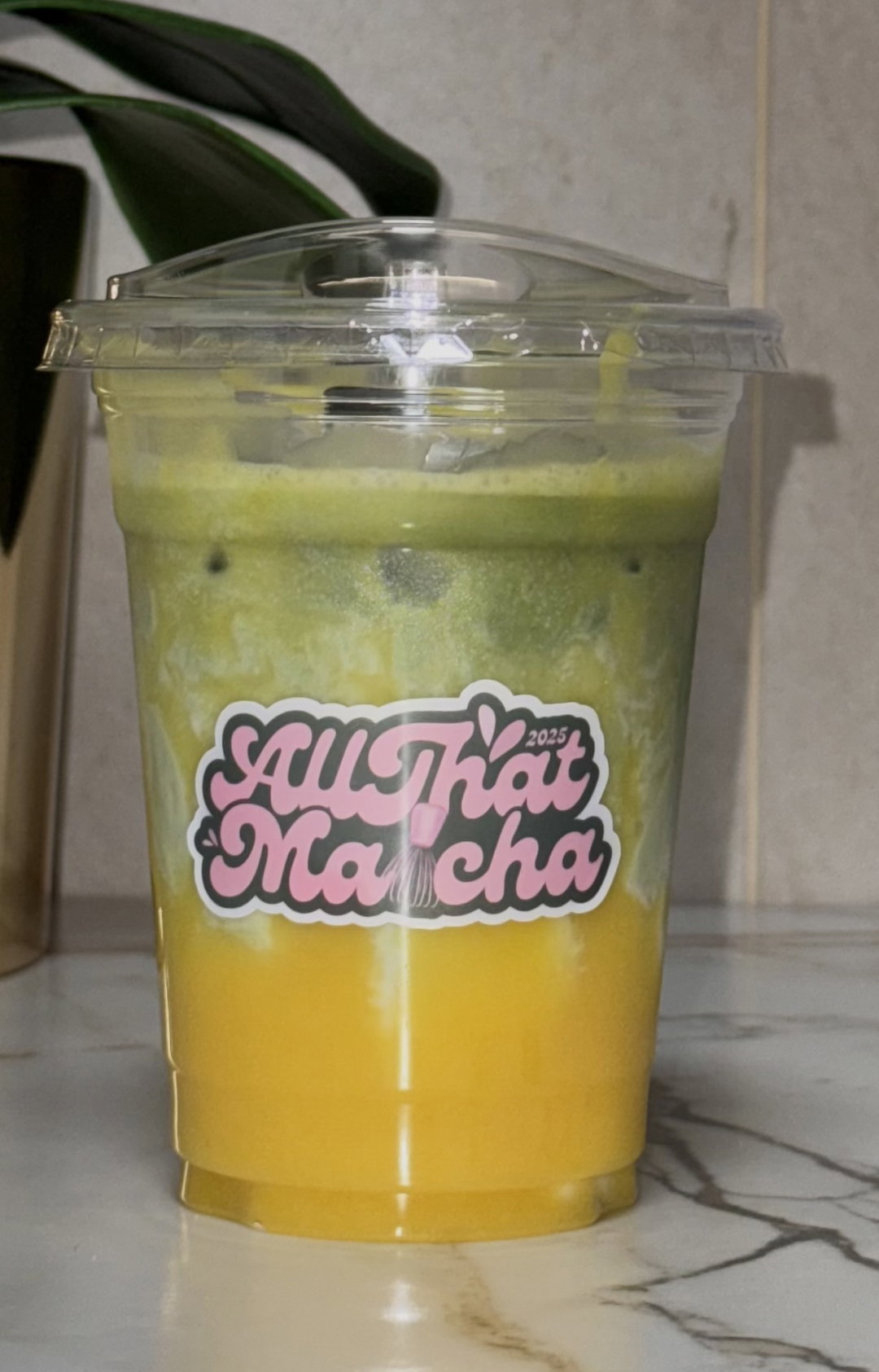 Mango Matcha Latte