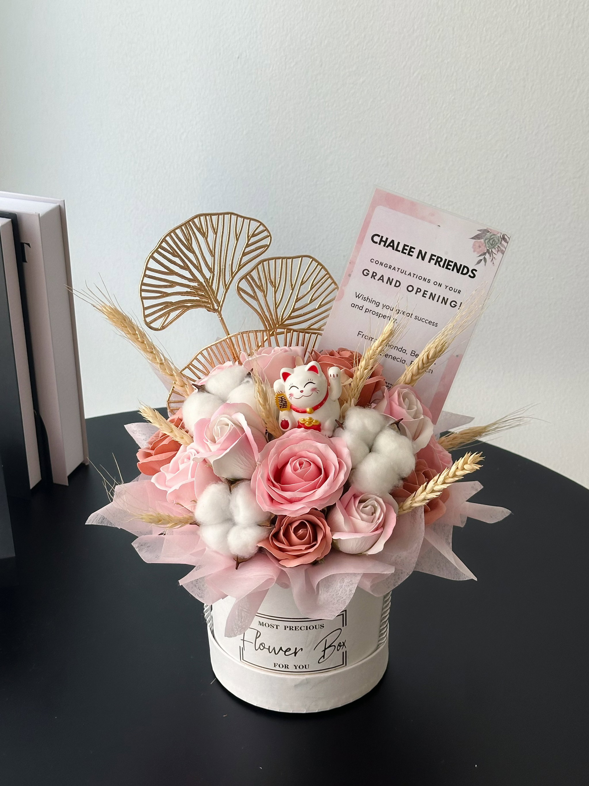 Lucky Cat Grand Opening Flower Box_0