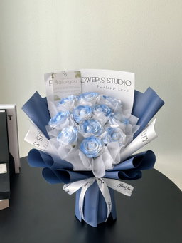 11 Stalk Soap Rose Bouquet 