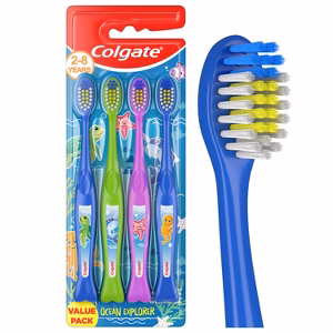 Colgate Brosse à Dents Enfant Extra Souple Lot de 4_0