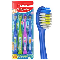 Colgate Brosse à Dents Enfant Extra Souple Lot de 4