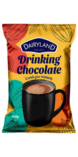Dairyland drinking chocolate sachet 100g