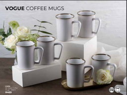 Vogue Coffee Mugs 380ml x 6