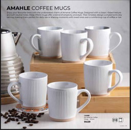 Amahle Coffee Mugs 370ml x 6
