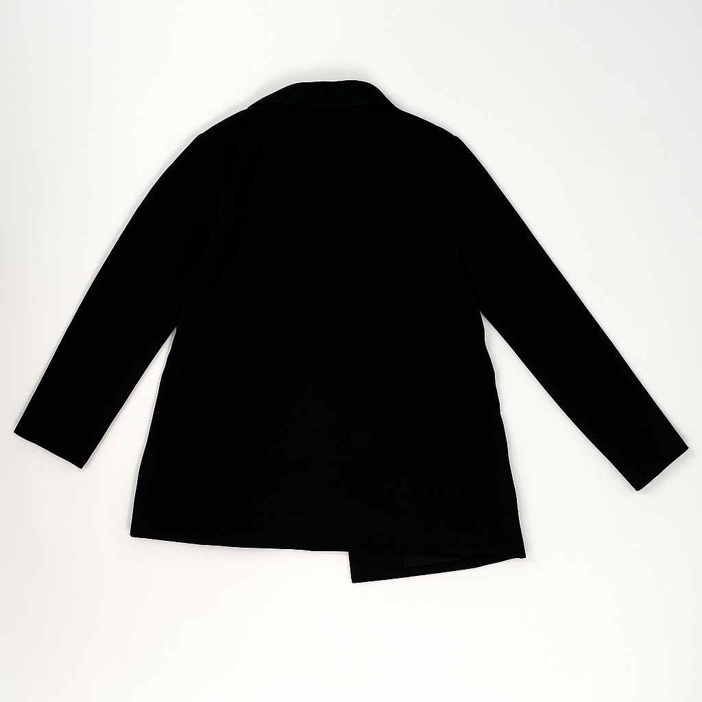 Blazer negro clásico de dos botones - Size M_1