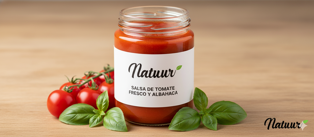 Salsa de tomate y albahaca
