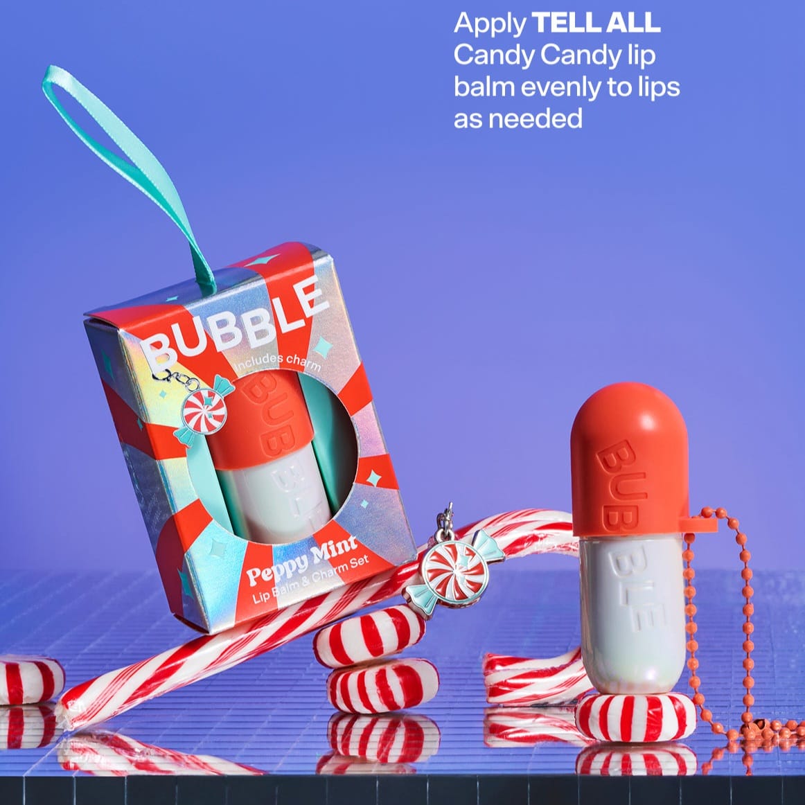 Bubble - Peppy Mint Lip Balm and Charm Set_1