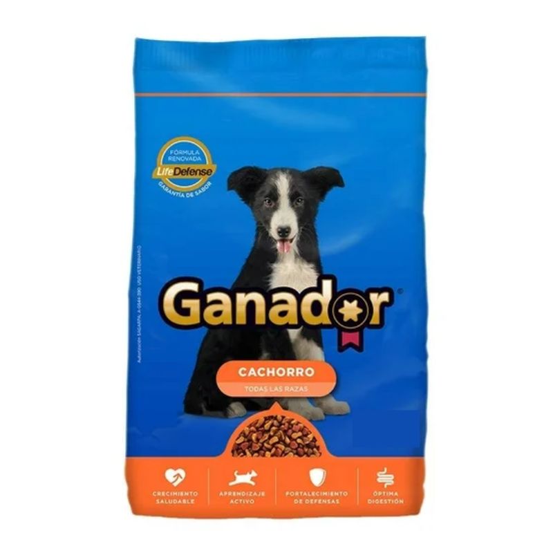 Alimento para perros cachorros Croqueta Ganador a granel Kg