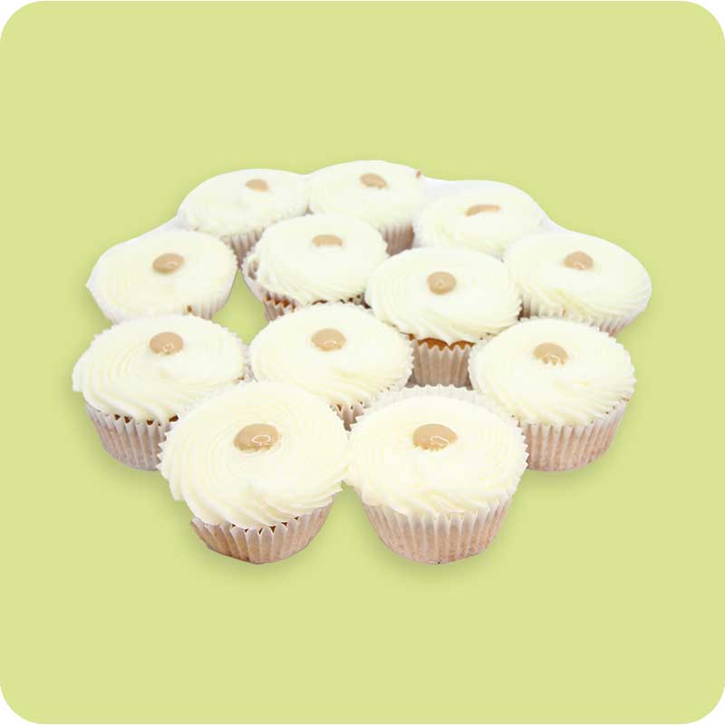 Platter Vanilla 12's Cupcakes