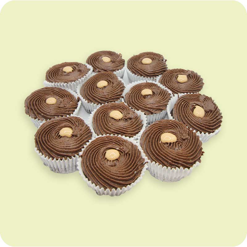Platter Chocolate 12's Cupcakes