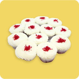 Platter Red Velvet 12's Cupcakes 