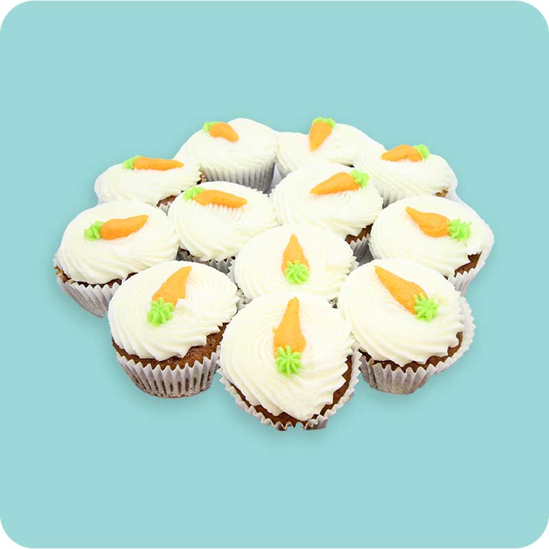 Platter Carrot 12's Cupcakes