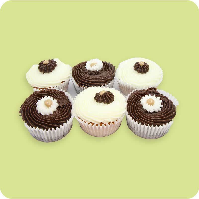 Best of Both 6's Cupcakes