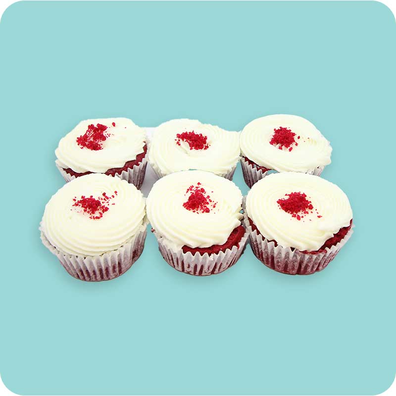 Red Velvet 6's Cupcakes