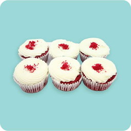 Red Velvet 6's Cupcakes 
