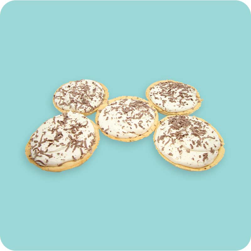 Nutty Cream Cheese 5's Tarts 10cm _0