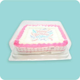 Birthday Square Dome Cake