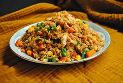 ASIAN EGG STYLE FRIED RICE 