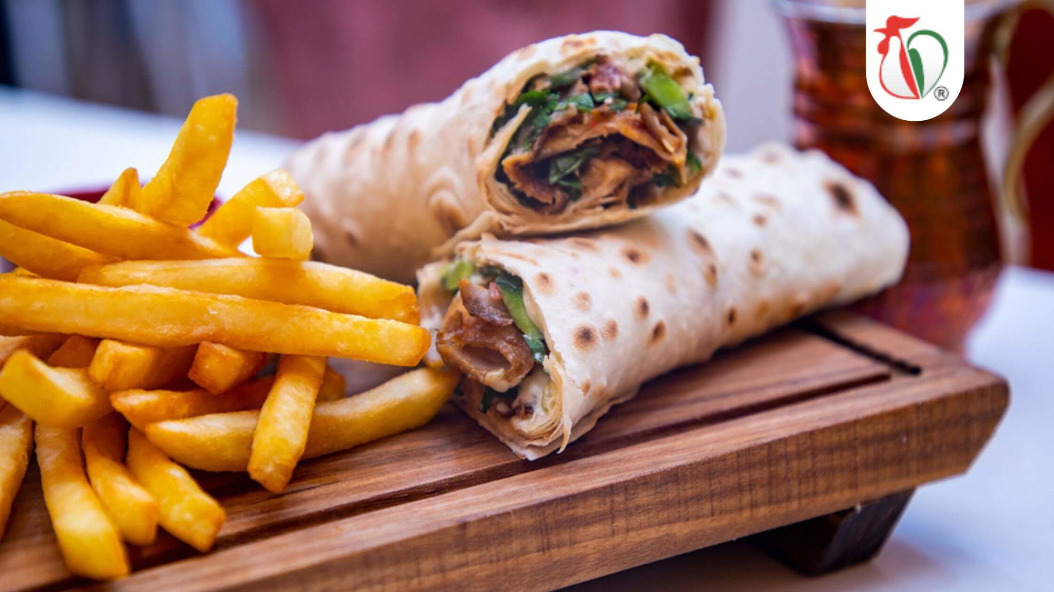 3 CHICKEN SHAWARMA per portion _1