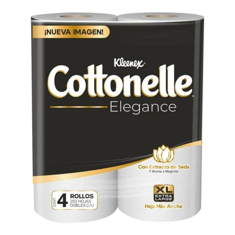Papel higiénico Cottonelle Elegance con 4 rollos