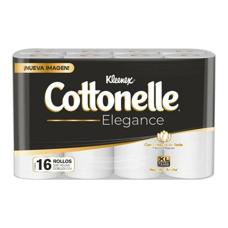 Papel higiénico Cottonelle Elegance con 16 rollos