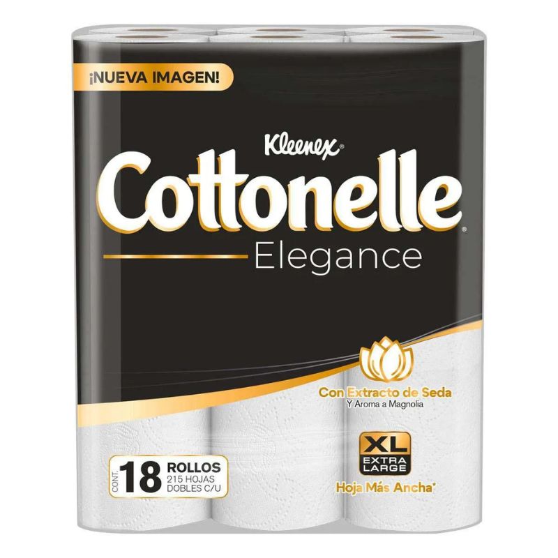 Papel higiénico Cottonelle Elegance con 18 rollos_0
