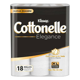 Papel higiénico Cottonelle Elegance con 18 rollos