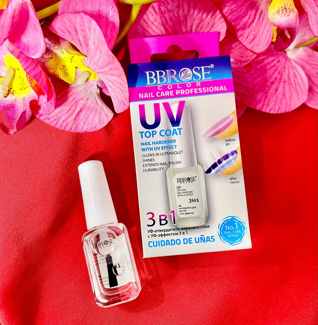 Aceite endurecedor Top Coat  con efecto UV_0