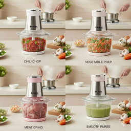 BISTRO GLASS ELECTRIC CHOPPER GRINDER (PENGISAR)