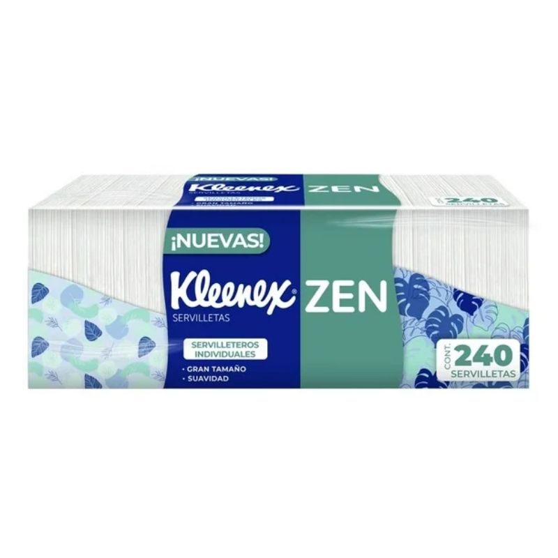 Servilletas Kleenex ZEN con 240 piezas