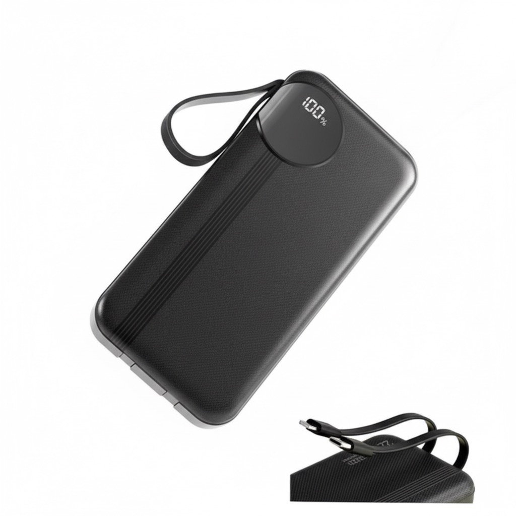 GDTINA 10000mAh 22.5W Super Fast Charging Pรธwer Bank-black