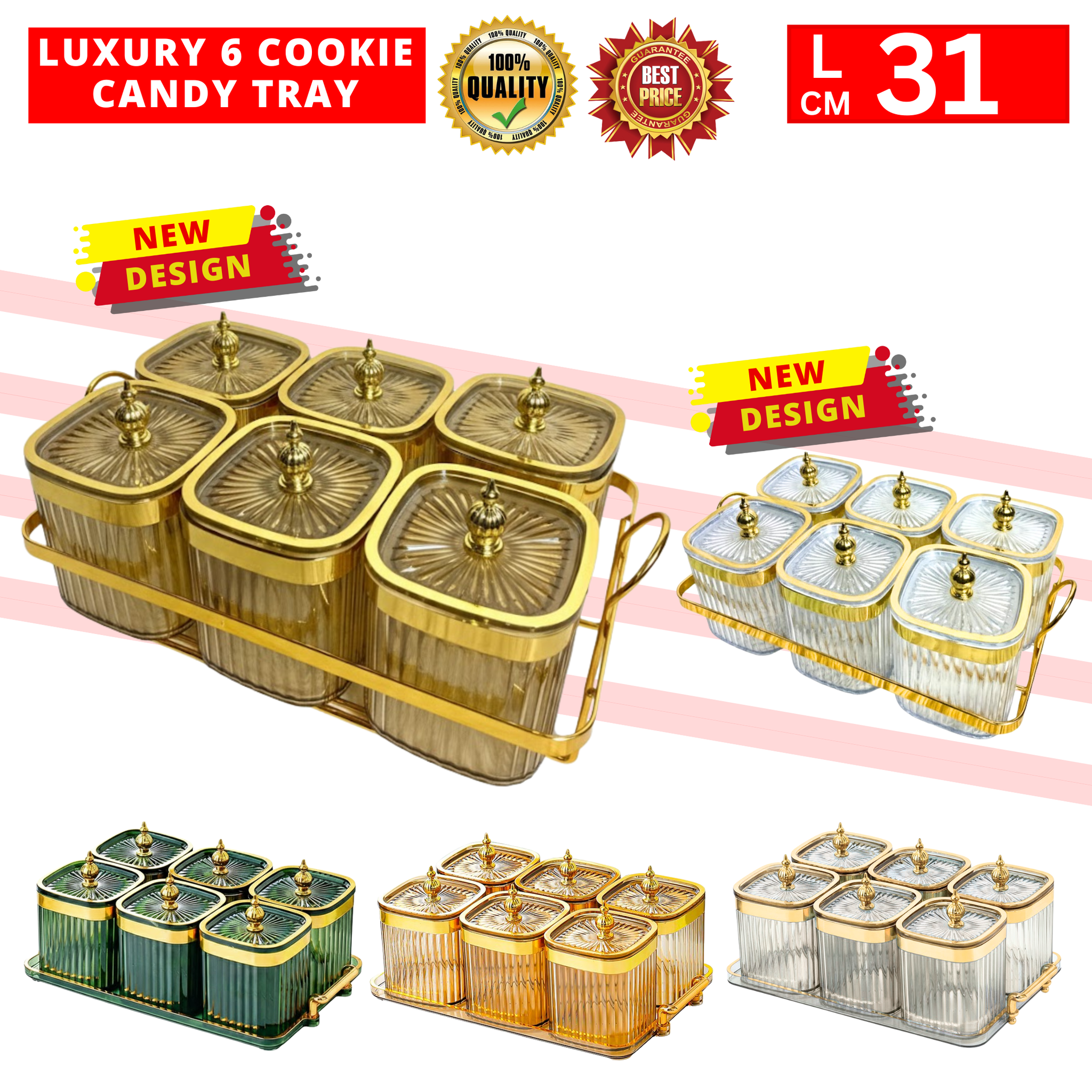 LUXURY 6 COOKIE CANDY TRAY_0