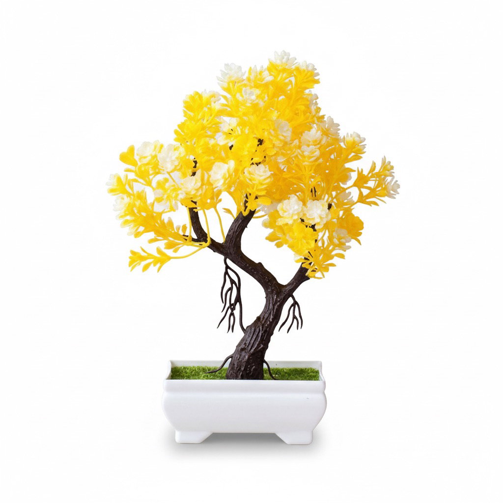 Artificial Bonsai Ornaments Fake Potted Pine Tree Gum Plastic Fake Potted Plants Artificial Pine Tree Interior Decoration