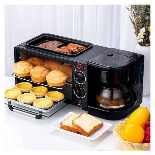 SILVER CREST 3 In 1 Breakfast Maker - Oven, Grill, Coffee Maker_1