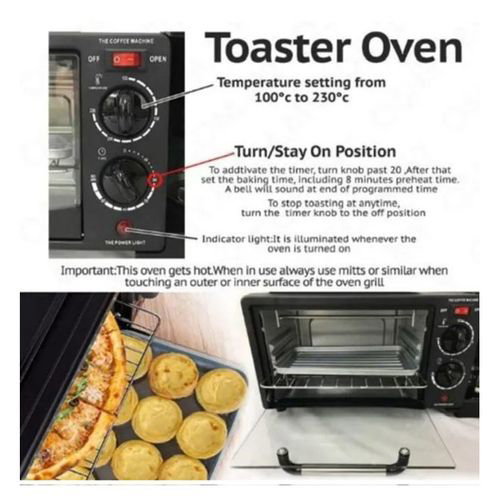 SILVER CREST 3 In 1 Breakfast Maker - Oven, Grill, Coffee Maker_4