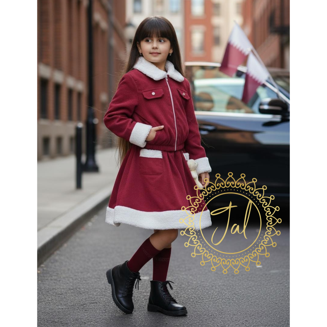 velvet teddy Baby Dress
