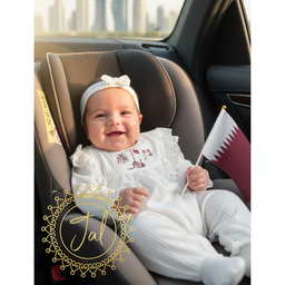 White Newborn Set with band
