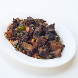 Goat Stir fry 