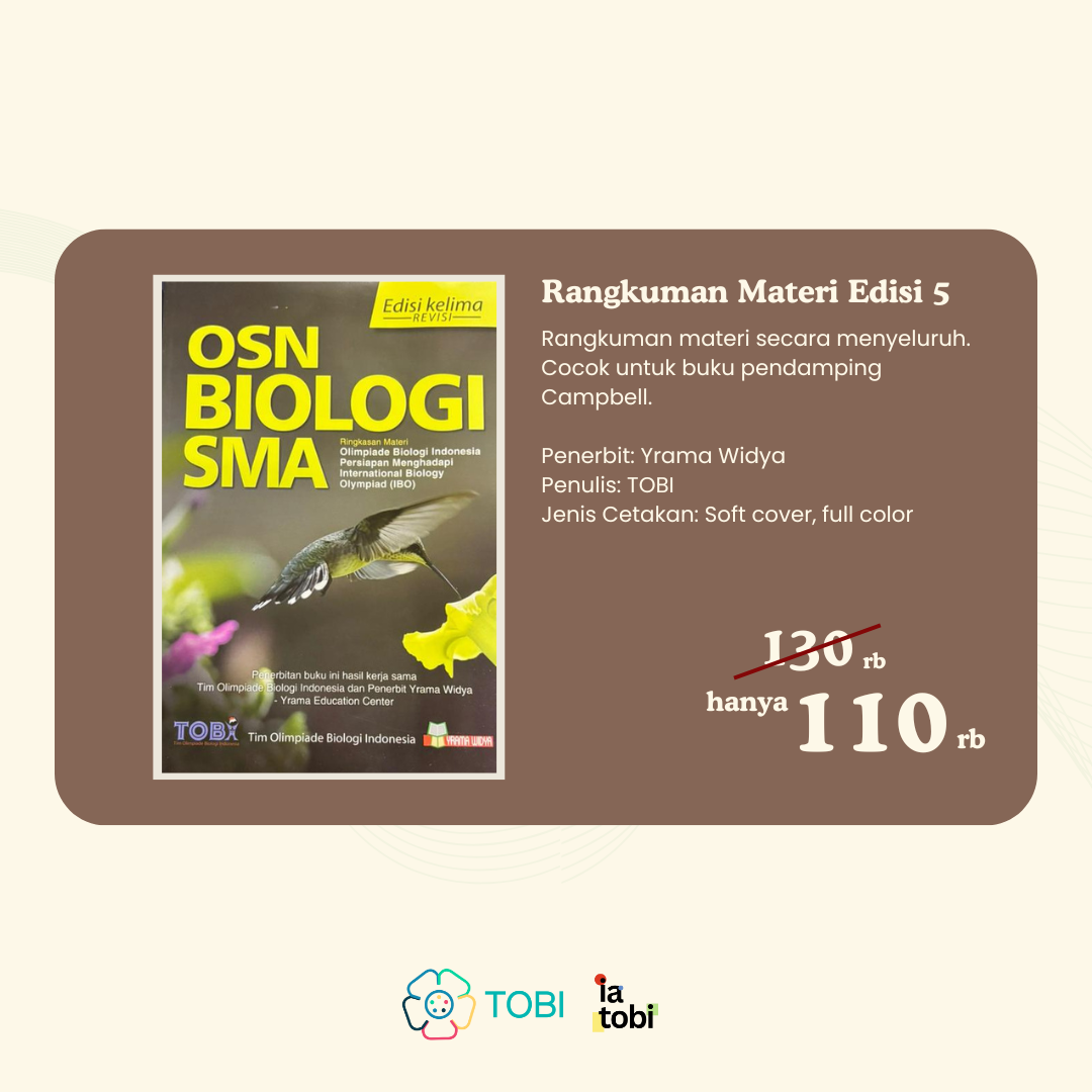 Buku OSN Biologi SMA: Rangkuman Materi Edisi ke-5