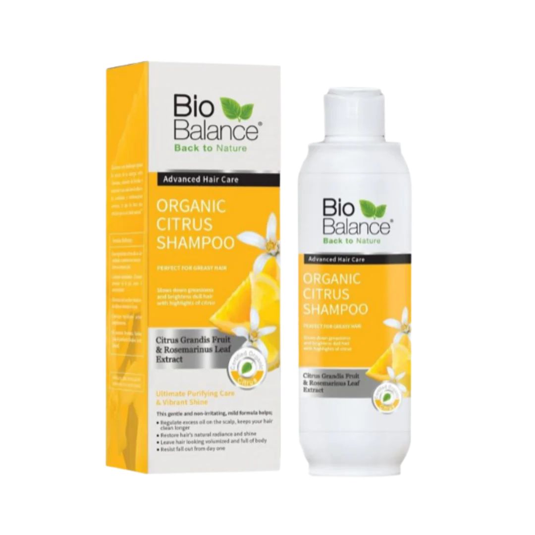 BIO BALANCE CITRUS SHAMPOO - 330ML |بايو بالانس شامبو للشعر الدهني والقشرة بالحمضيات - 330 مل