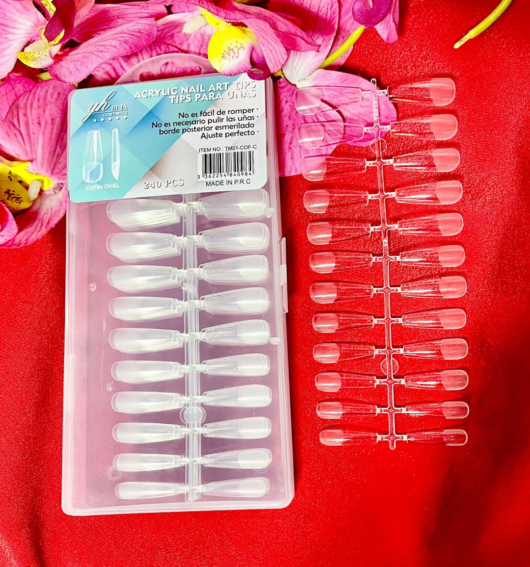 Tips para softgel COFFIN OVALADAS