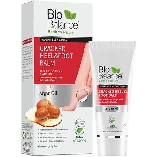 Biobalance cracked heel&foot balm بايو بلنص مرطب للقدم والكعب بزيت الارجان من 60 مل_0