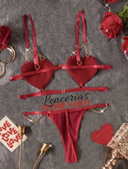 LENCERIA DE CORAZONES SEXY 