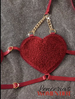 LENCERIA DE CORAZONES SEXY 