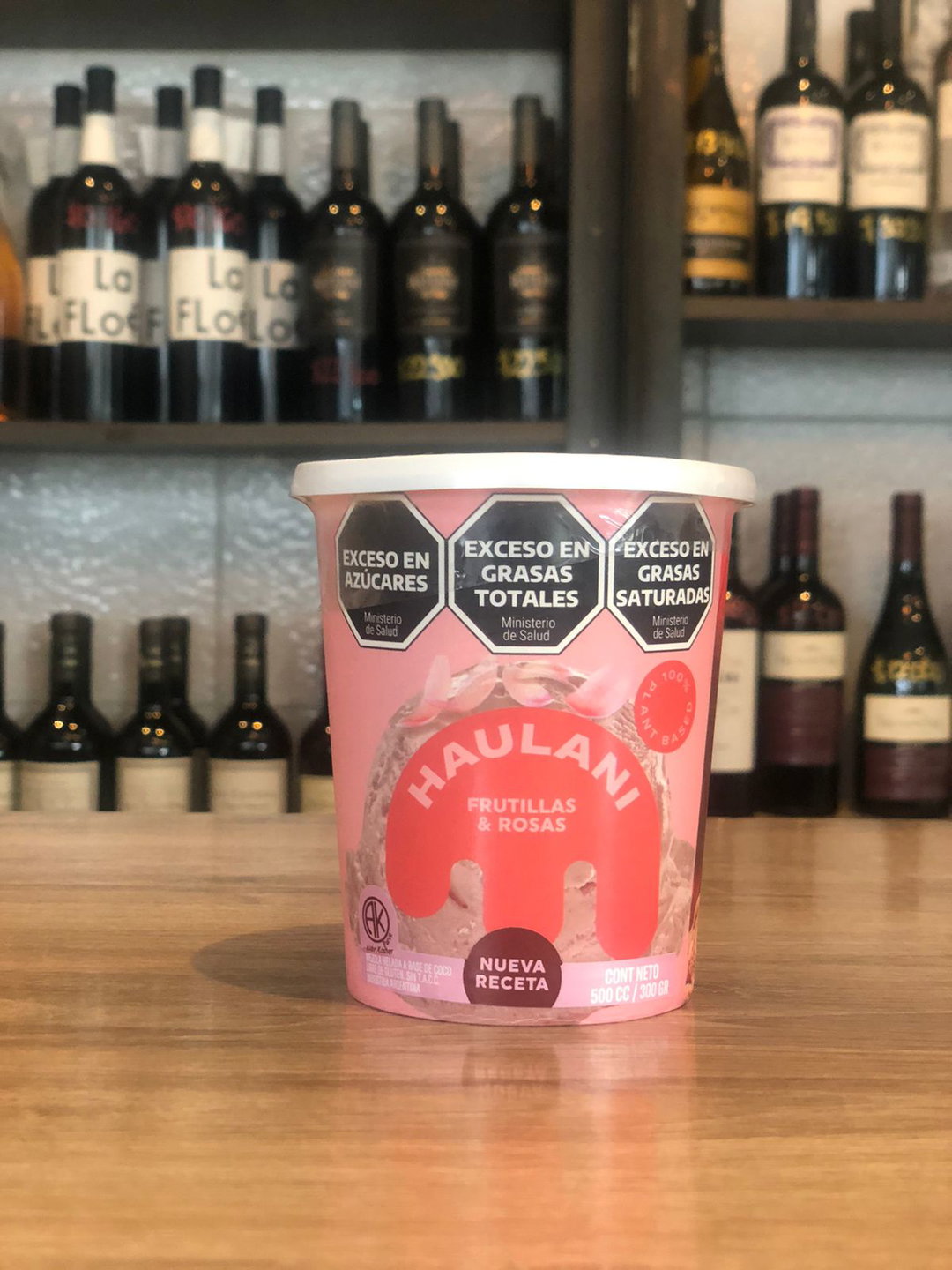 Helado sabor Frutillas & Rosas - Haulani